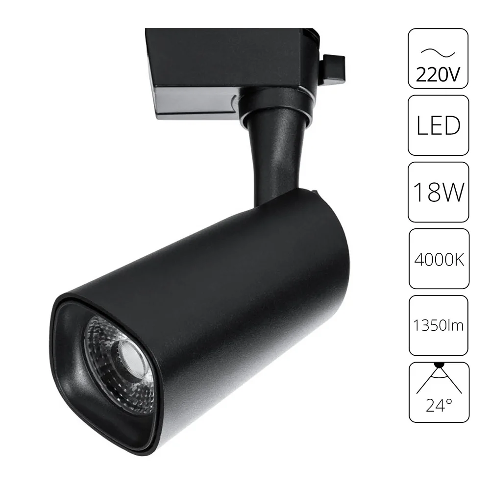 картинка Трековый светильник Arte Lamp BARUT A4562PL-1BK