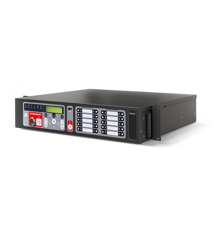 картинка Прибор управления оповещением пожарный SPM; SPM-B20085-AR 850Вт 20 зон/20 линий оповещ. прием сигнала от ОПС по АЛС уст. в стойку Sonar Rbz-219763