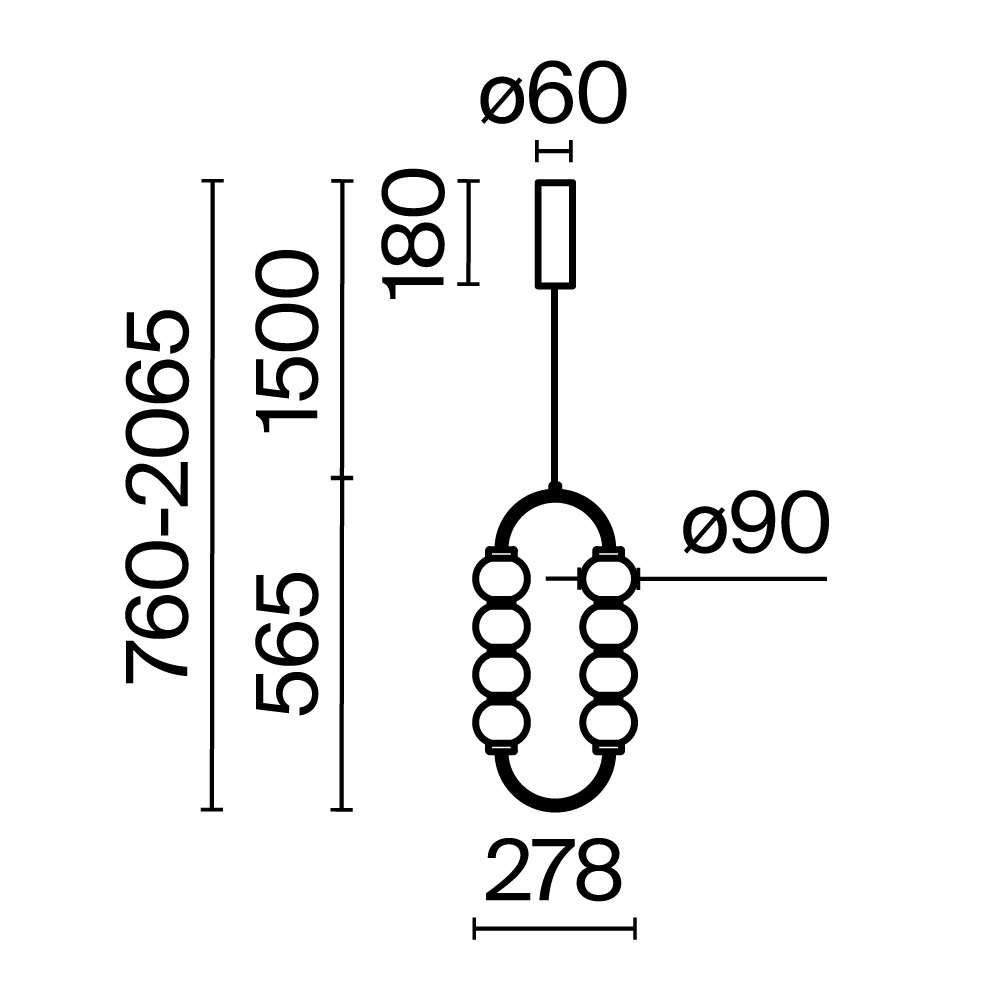 картинка Подвесной светильник Maytoni MOD555PL-L11G3K