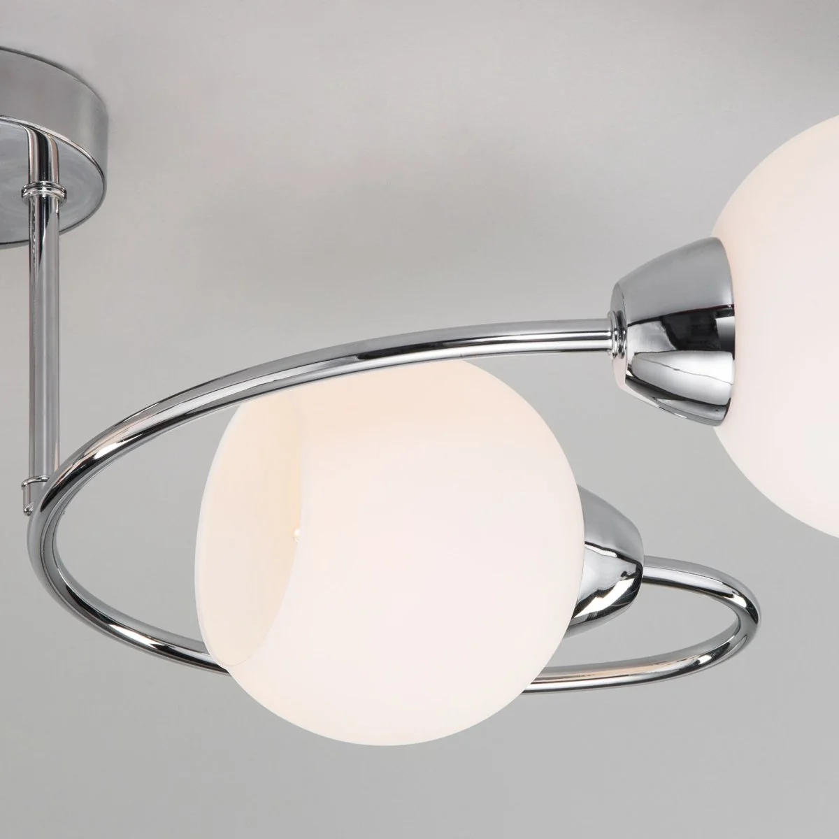 картинка Потолочная люстра со стеклянными плафонами 30136/4 хром