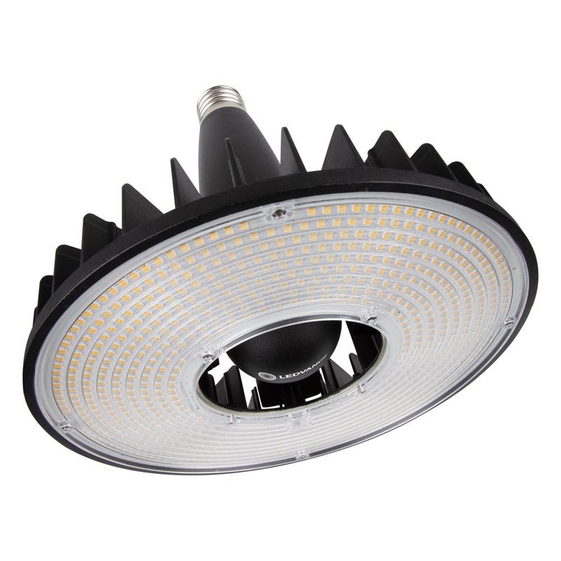 картинка Лампа светодиодная HID LED Highbay Universal Special 14000лм 105Вт 4000К нейтр. бел. E40 (замена 250Вт) прозр. пластик 220-240В LEDVANCE 4058075780385