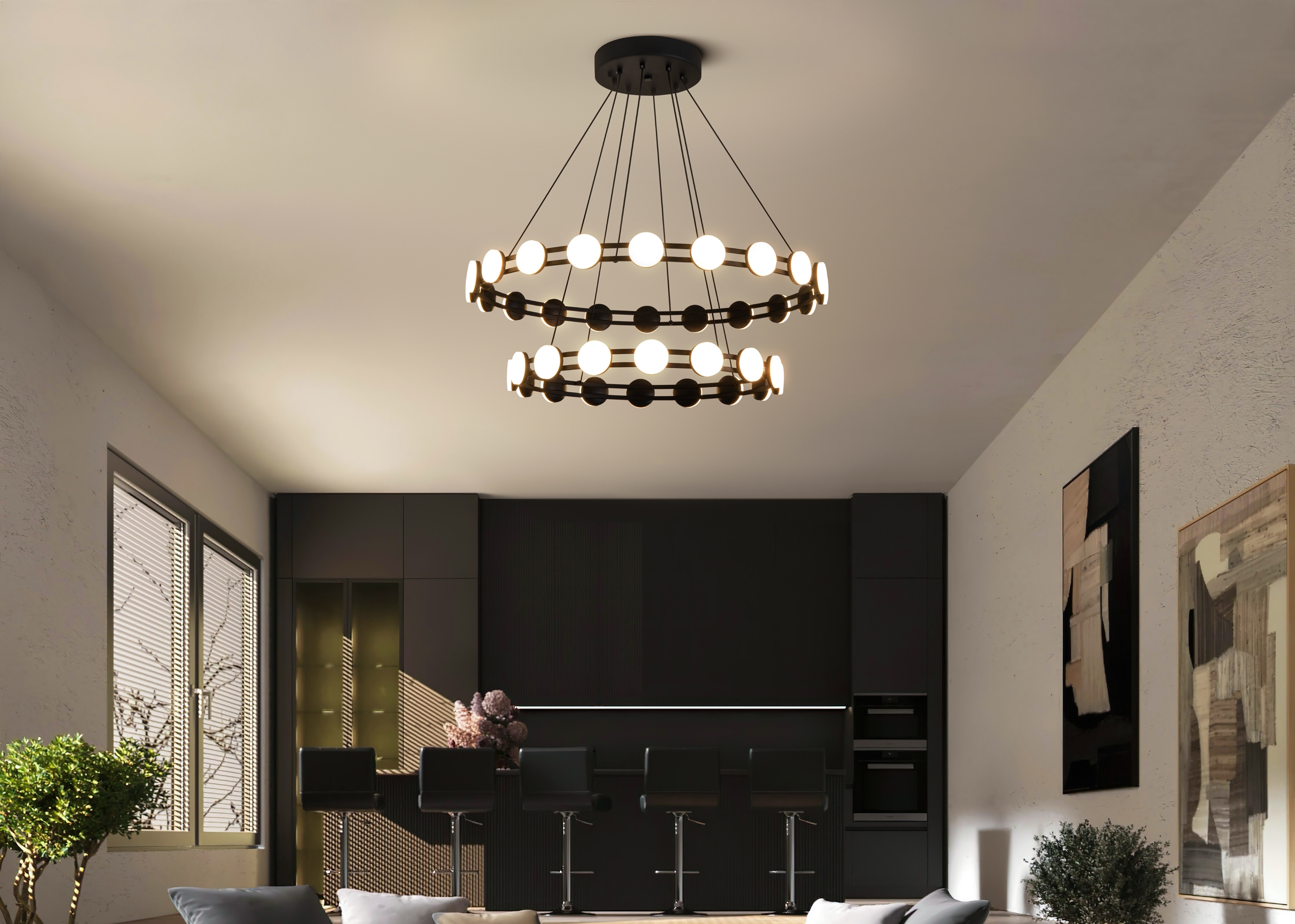 картинка Подвесной светильник Freya FR6180PL-L32B