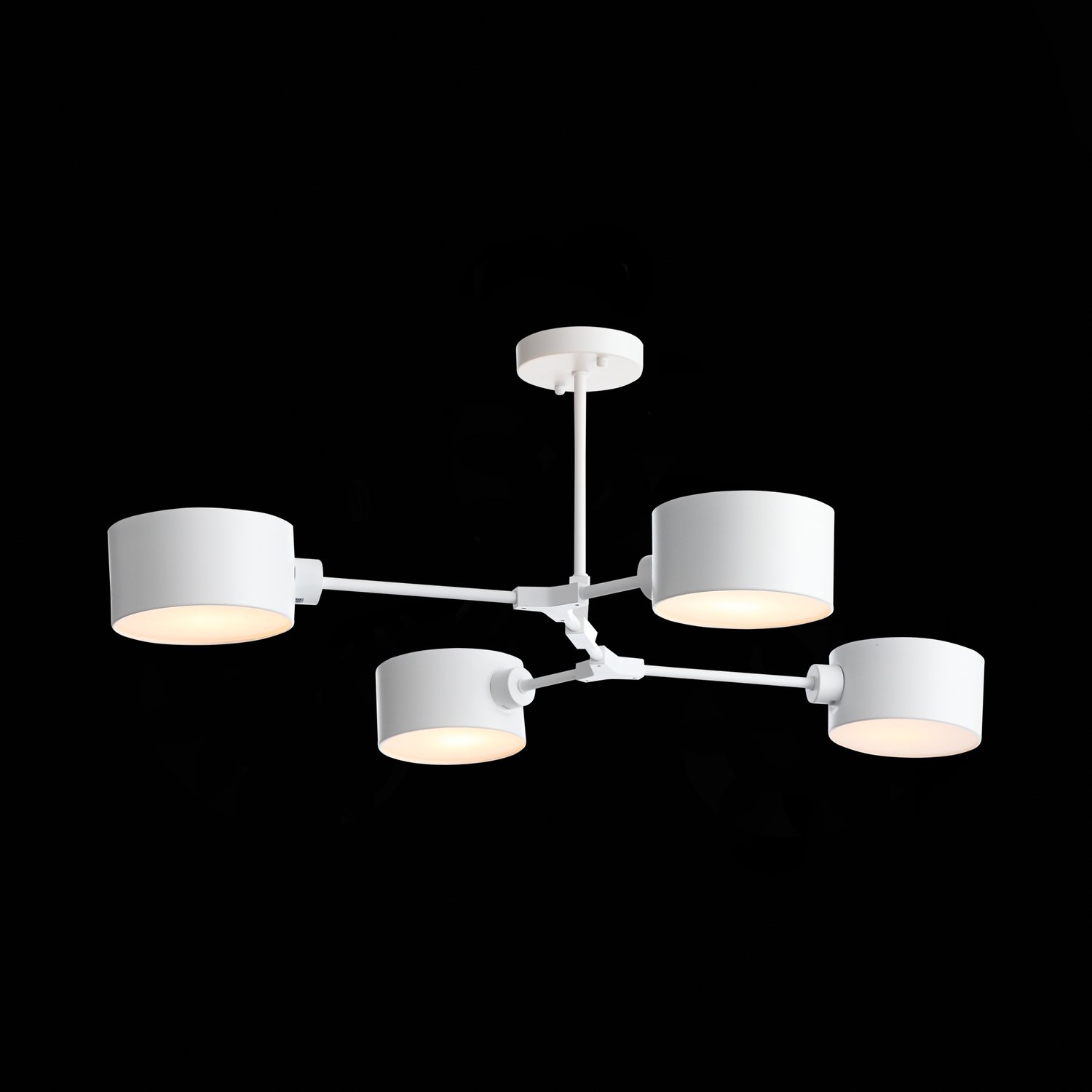 картинка SLE183502-04 Светильник потолочный Белый/Белый E14 4*60W