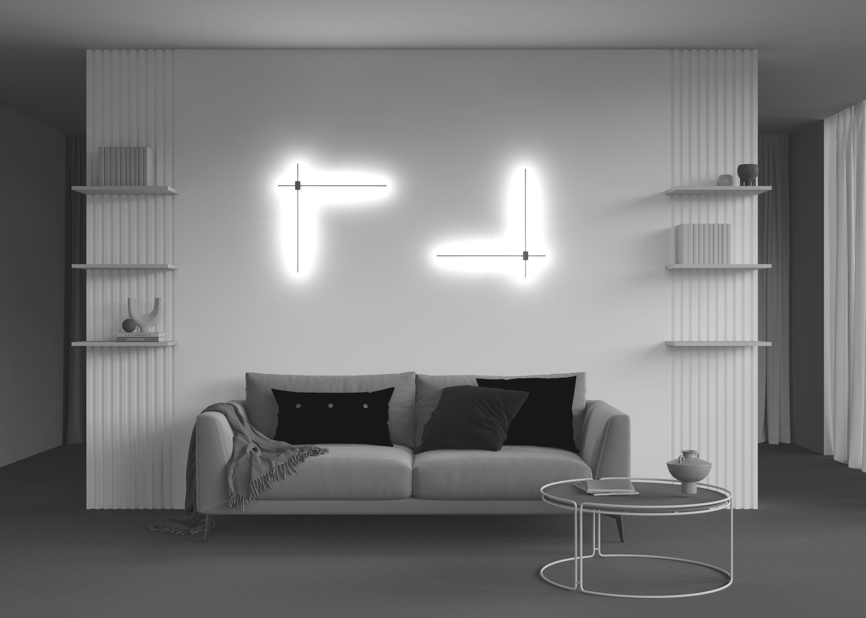 картинка Настенный светильник (бра) Technical C070WL-L12GB3K