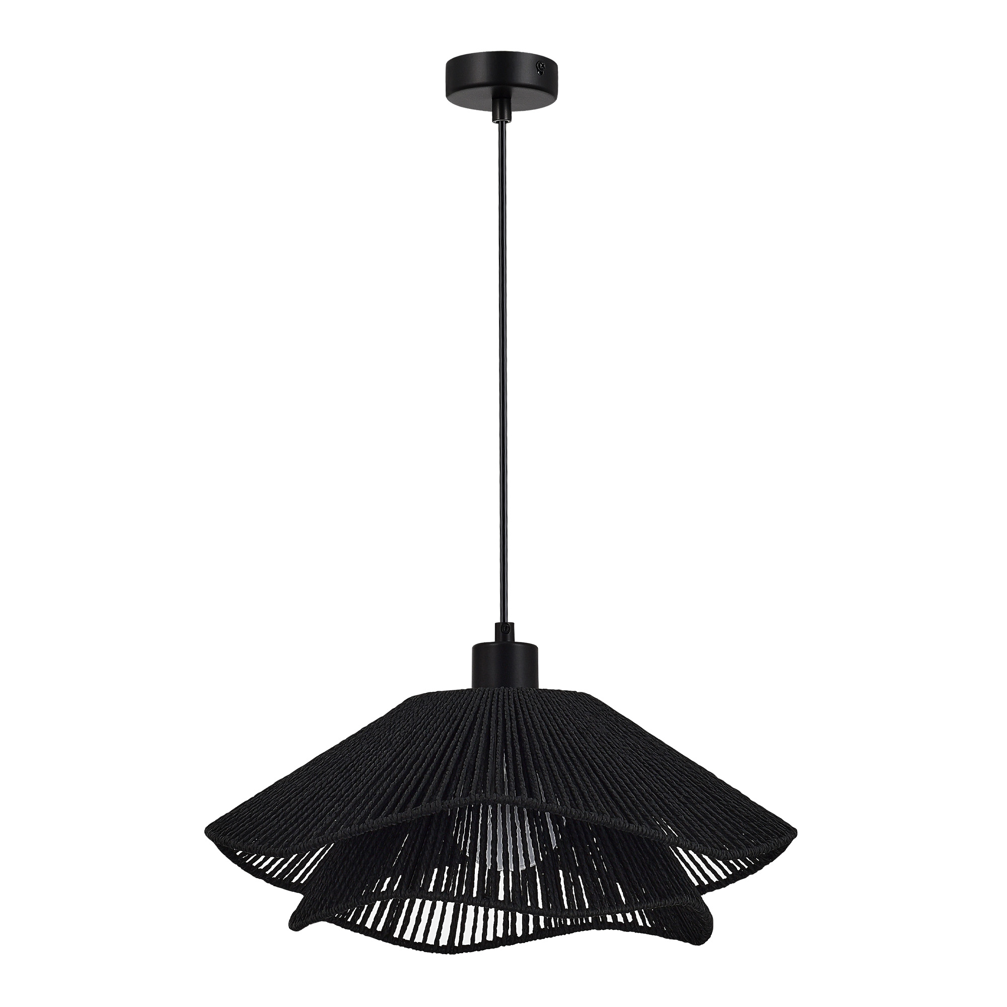 картинка SLE6023-403-01 Светильник подвесной черный/черный E27 1*40W