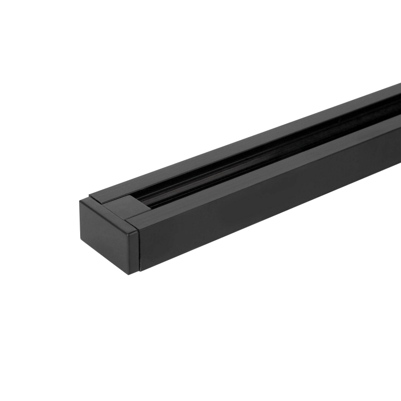 картинка Шинопровод RB1000-BL однофазный подвесной и накладной с вводом питания 1000x33х18мм черный IN HOME