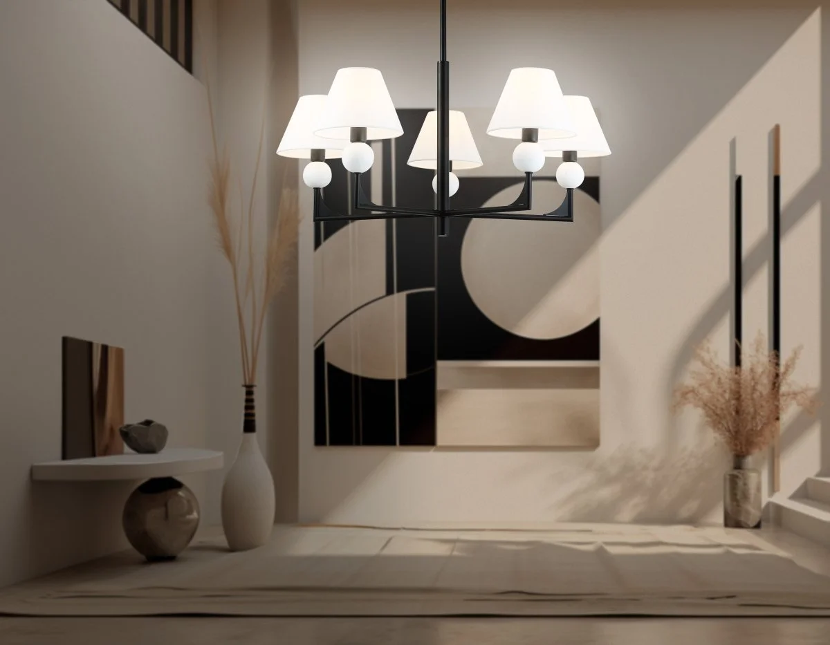 картинка Люстра на штанге с абажурами LH75153