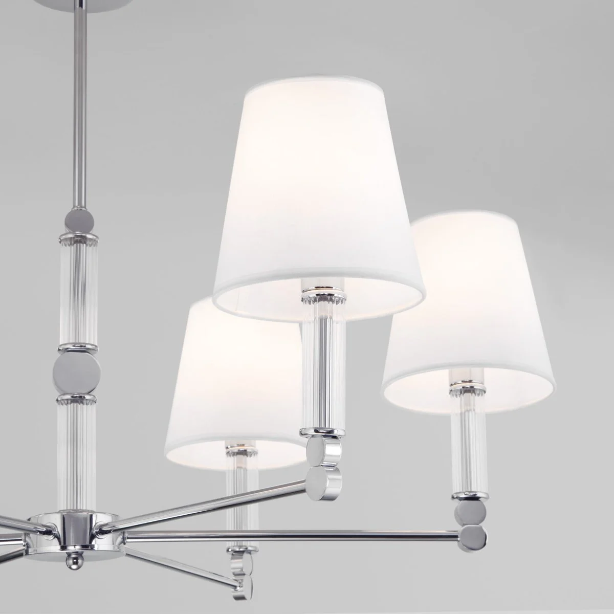 картинка Умная потолочная люстра 60145/6 хром